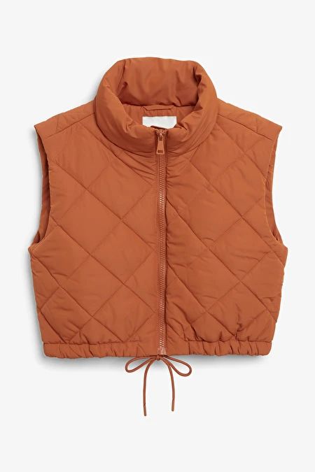 padded gilet monki