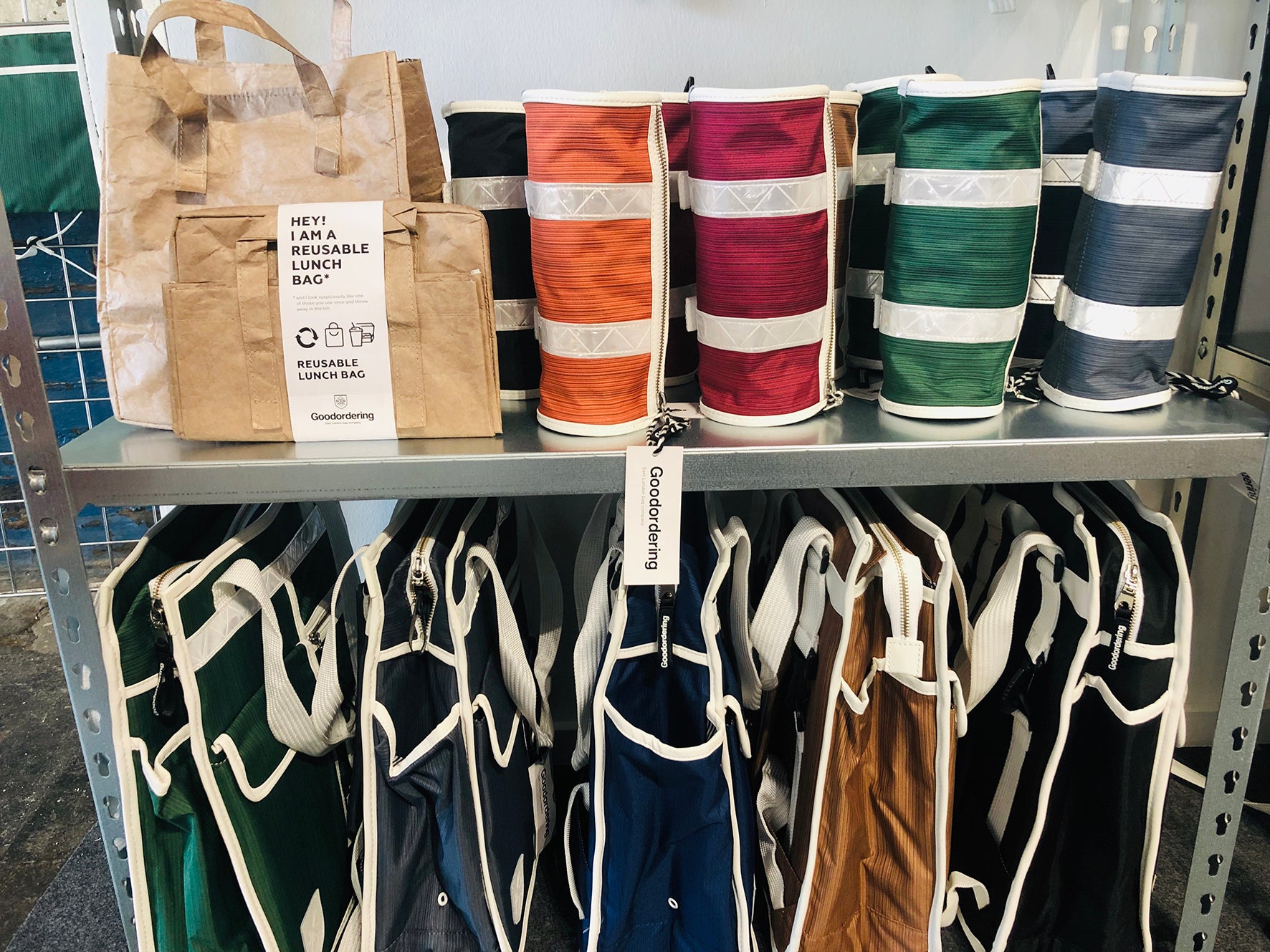 Goodordering bags at the London Design Fair 2019