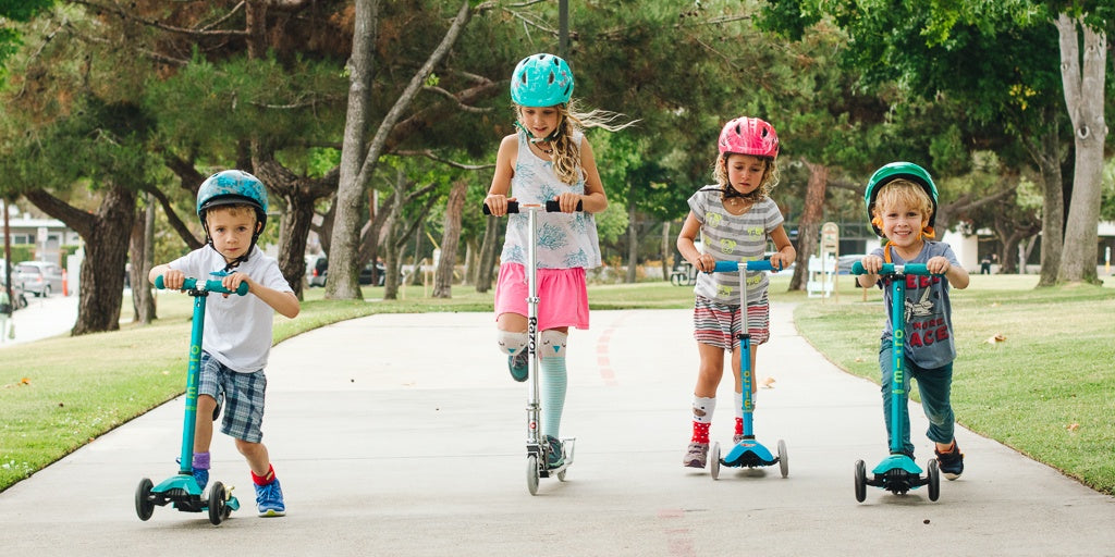 kids in helmets