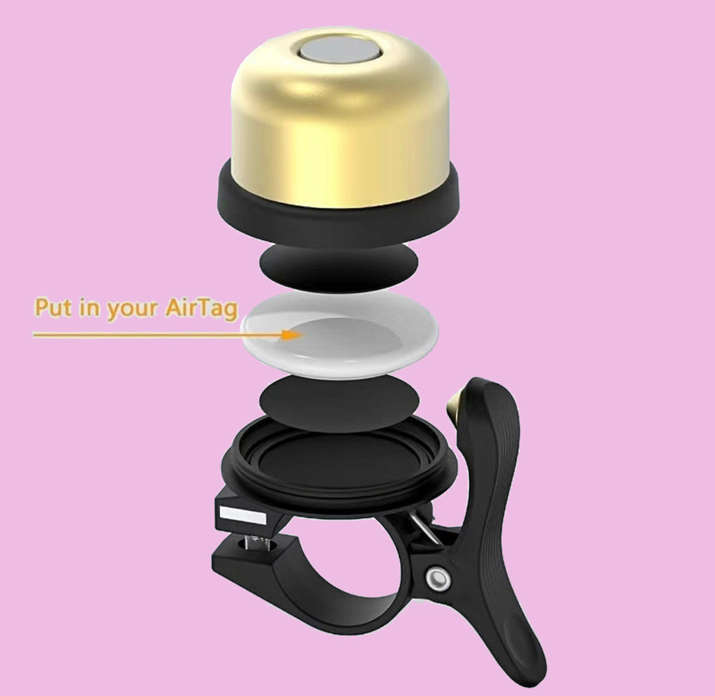 air tag holder bike bell anti-theft