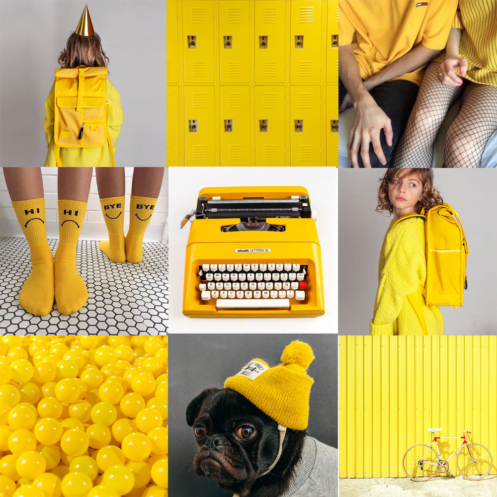 yellow mood board Goodordering