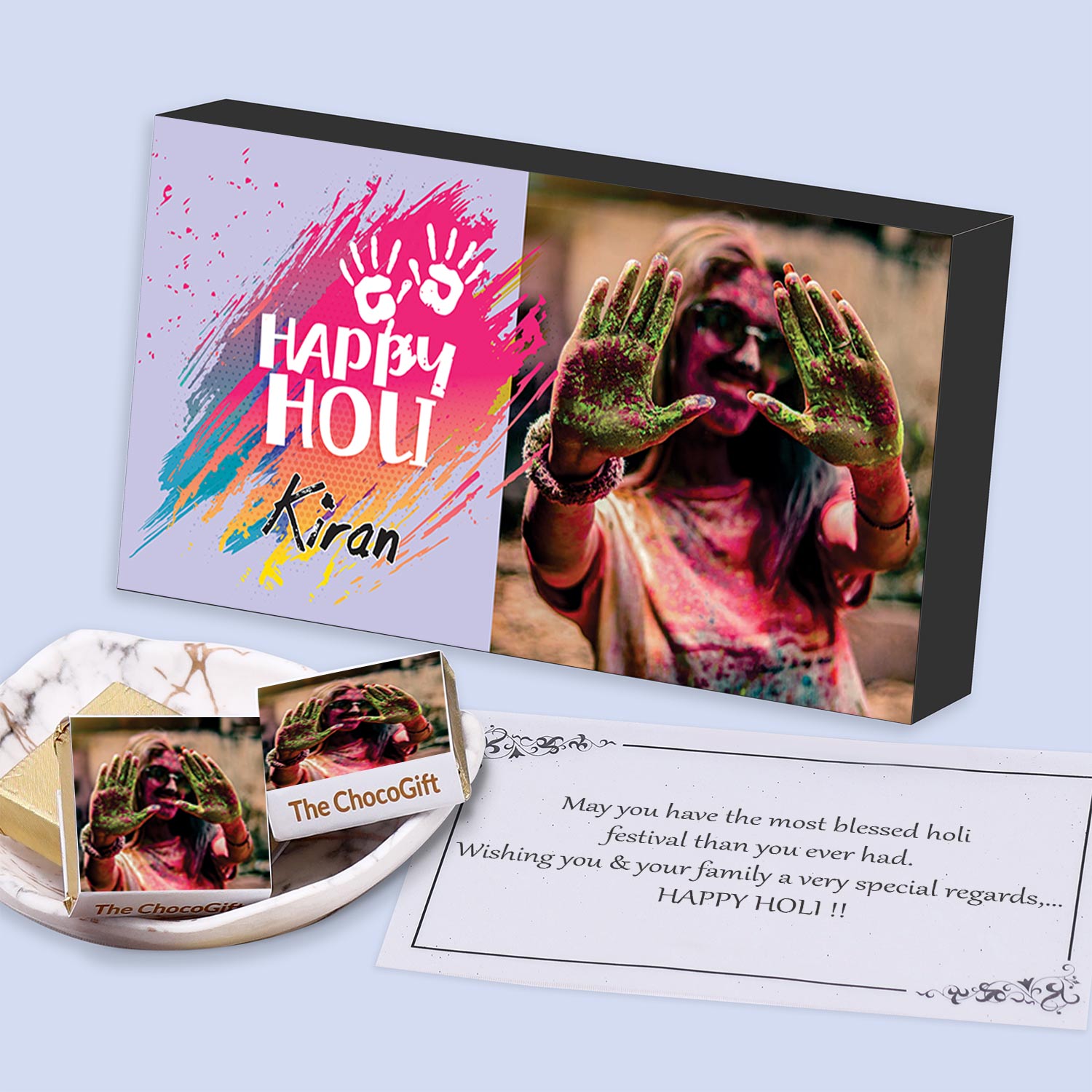 Buy ME & YOU Holi Gift Hamper | Latest Holi Gift Combo| Holi Combo Gift (Happy  Holi Greeting Card, Ceramic Coffee Mug, Gulal Tilak, Conjugated Microfiber  Filler with Cushion Cover (12*12 in)