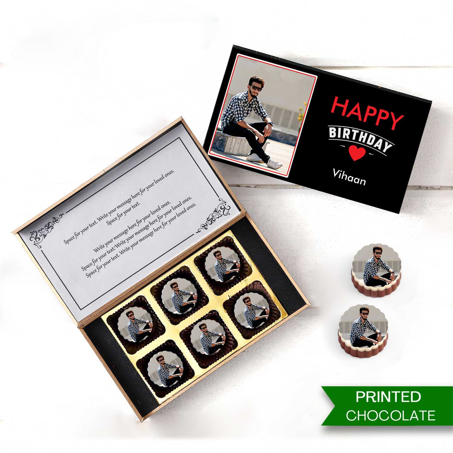 Personalised Chocolate Gift Box for Friendship Day (with Wrapped Choco –  CHOCOCRAFT