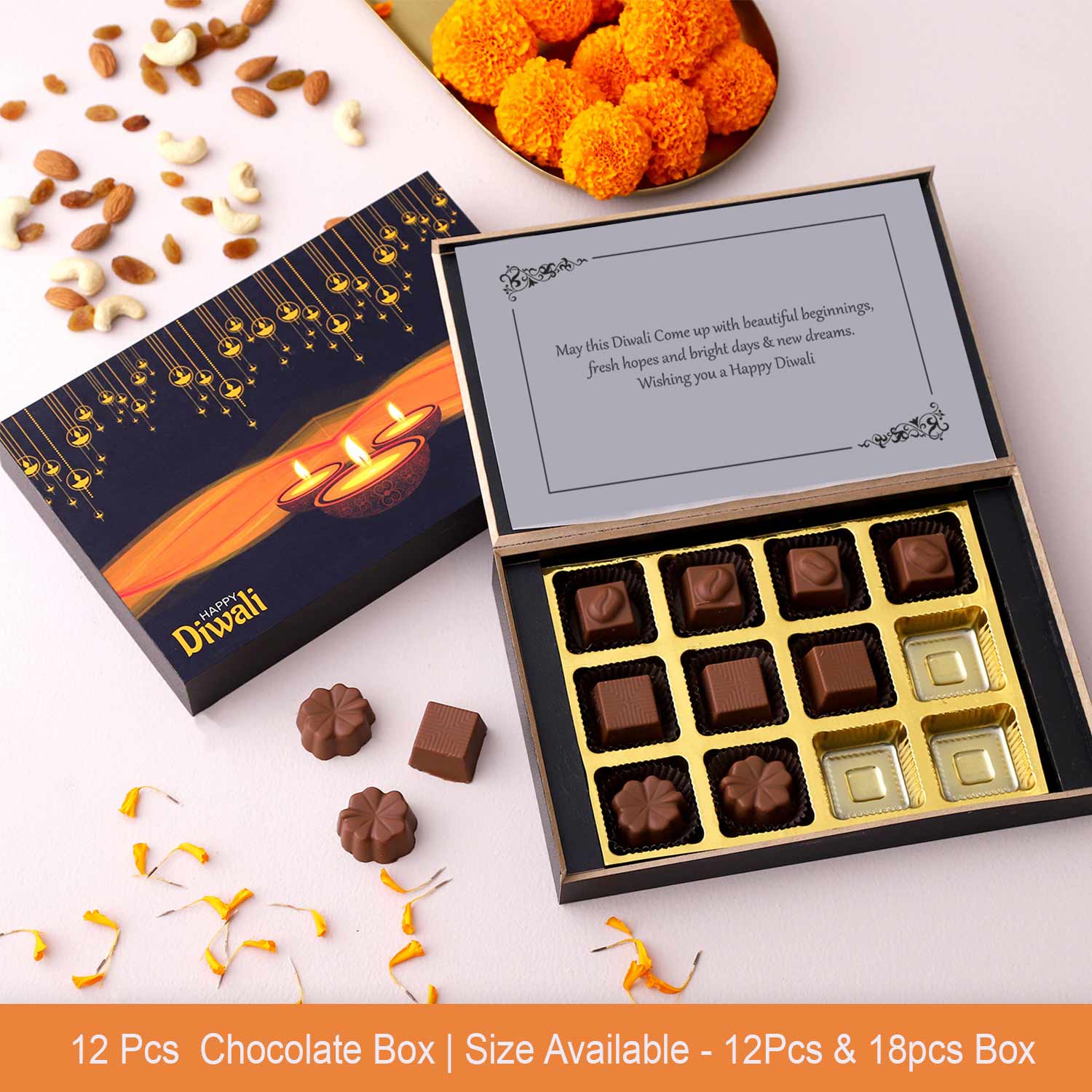 Customize Your Chocolate Box, 12/24/40pc Copper Gift Boxes| Ethel M  Chocolates