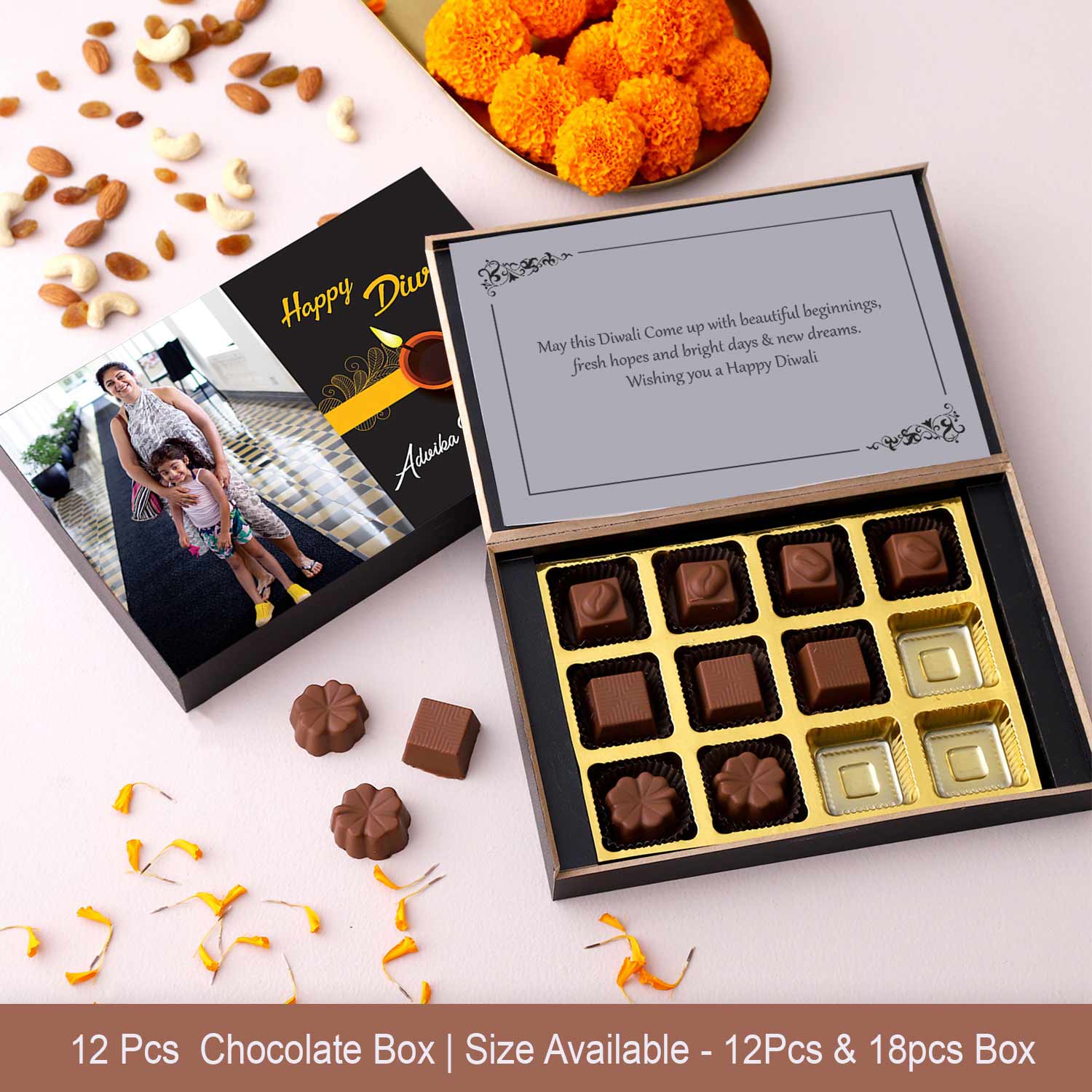 BOGATCHI Chocolate Gift Box, Happy Diwali Chocolate, Diwali Chocolate Gifts,  Diwali Chocolate Gift, Diwali Chocolate BAR, Diwali Gifts, 15 Pieces :  Amazon.in: Grocery & Gourmet Foods