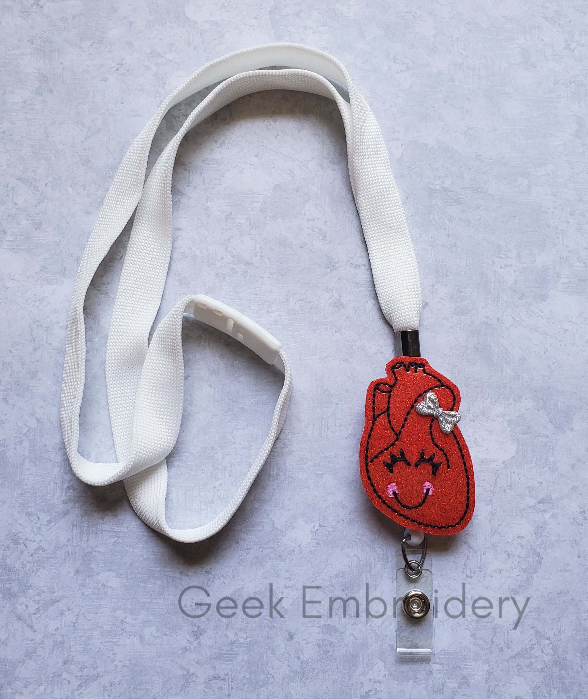 Cardiologist , cardiology , Cardiovascular System  , Medical , Blood drive , Heart , RN , Medical Student , ID Holder , Badge Reel , Lanyard , Planner Clip , Gold Paperclip , Silver  , Hair Clippies , Headbands , Bookmarks , Bow Centers , feltie