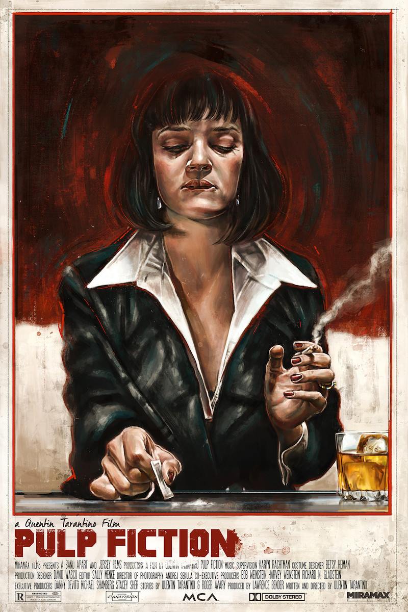 "Pulp Fiction" by Robert Bruno Hero plex Gallery · "