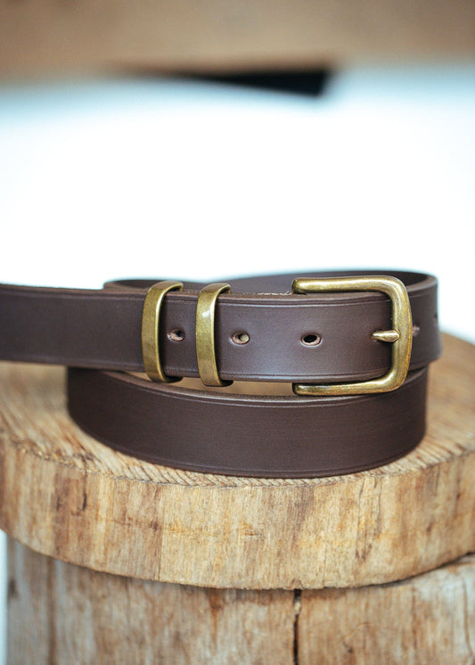 Plain 32mm Belt - Black