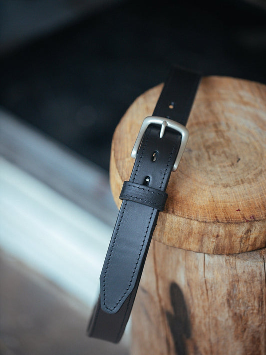 Plain 32mm Belt - Black