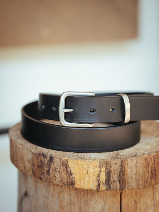 Plain 32mm Belt - Black