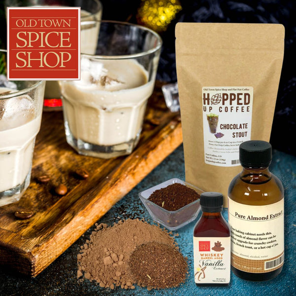 Extraits de Old Town Spice Shop, cacao et café HoppedUp