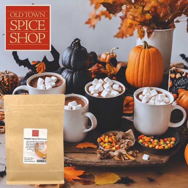 OTSS Pumpkin Spice Hot Cocoa and a Halloween hot chocolate bar