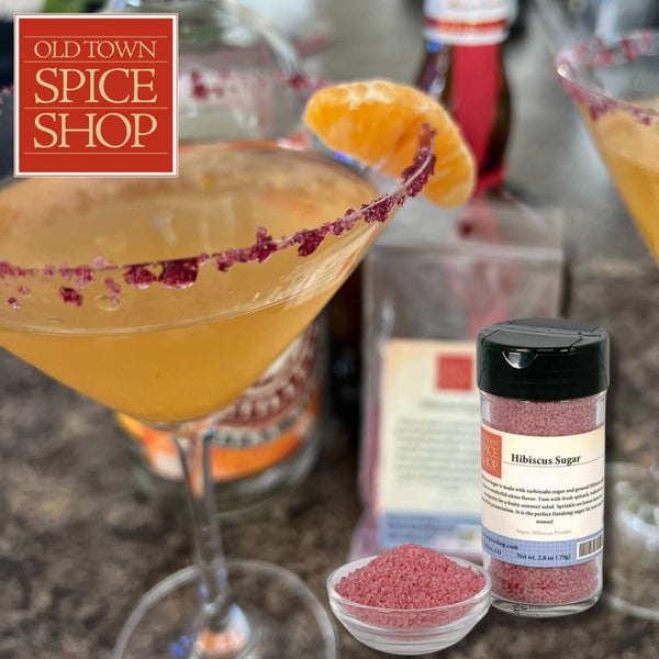 OTSS hibiscus sugar citrus martini