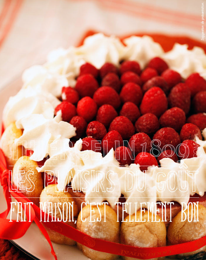 Charlotte Aux Framboises Creme Chantilly Au Tasmanie Recette Facile Thiercelin La Sante Vous Va Si Bien