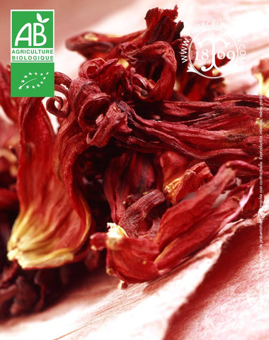 Hibiscus Rouge Bio Achat Fleurs Comestibles En Ligne