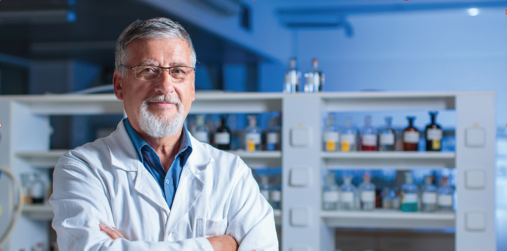 Scientist in a laboratory.