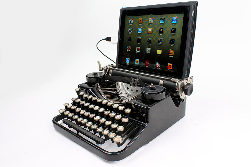 retro typewriter keyboard for ipad