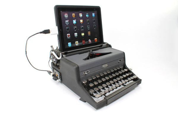 electronic typewriter with usb port