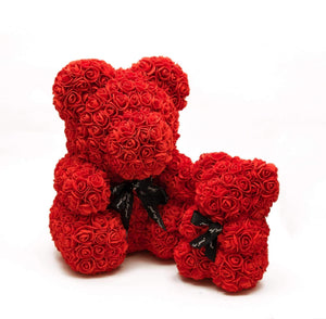 25cm rose bear