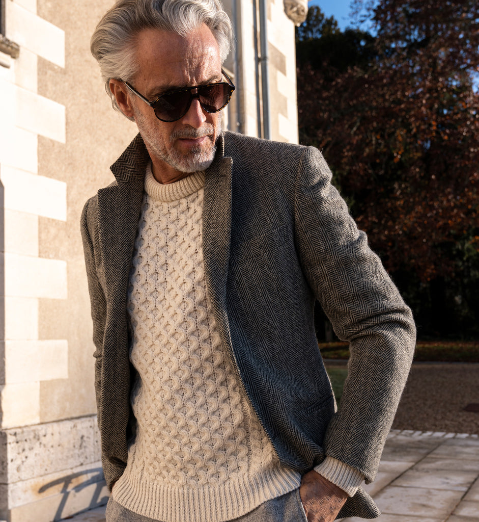 THE GIGI HEROES Shawl Collar Wool Jacket | www.mdh.com.sa