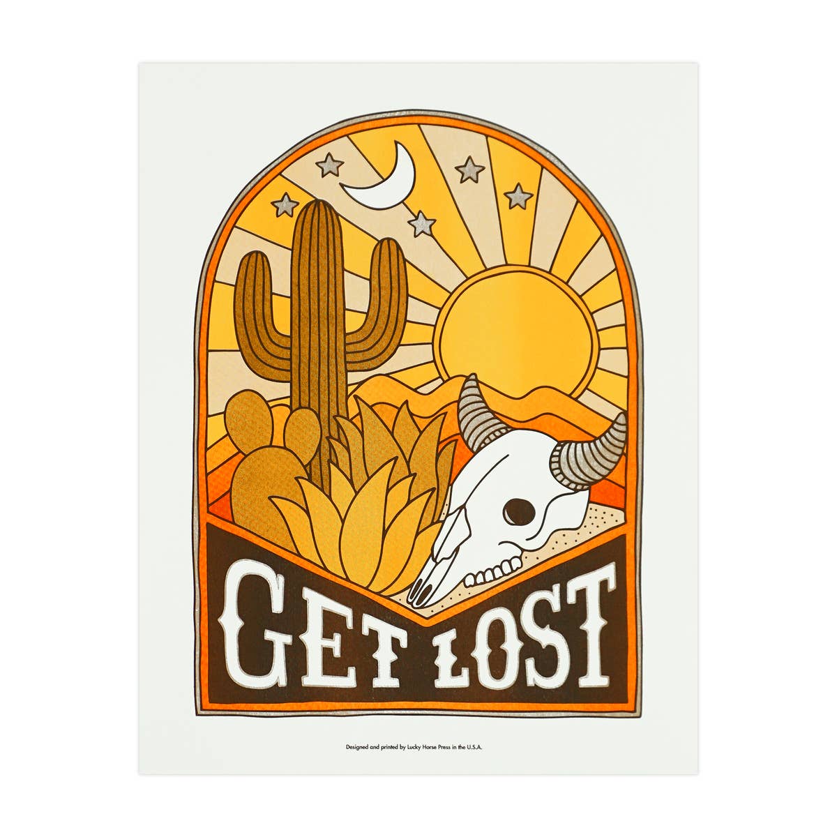 Get Lost Art Print