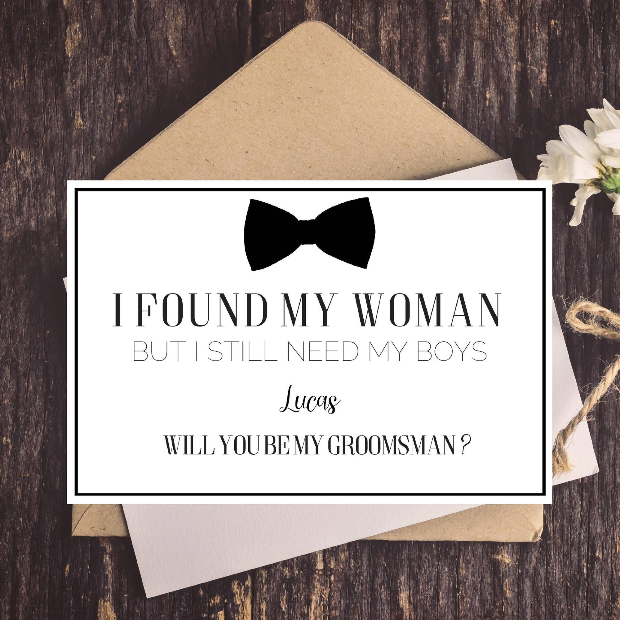 Free Printable Groomsmen Cards