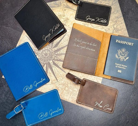 Feel Cork] Wood tone passport holder / passport cover travel gift