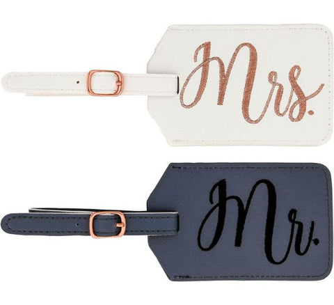 Mr and Mrs Luggage Tags