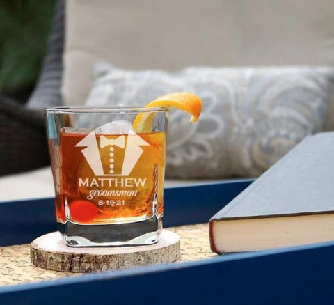 Personalized Whiskey Glass