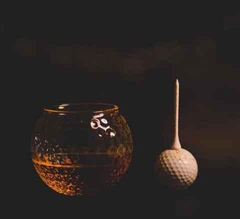 Golf Ball Shaped Glass