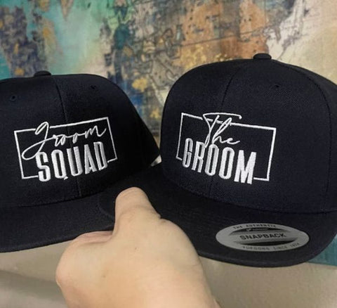 Embroidered Groomsmen Hats