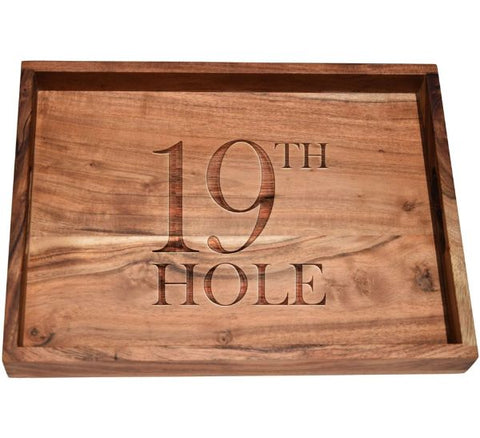 19th Hole Bar Tray