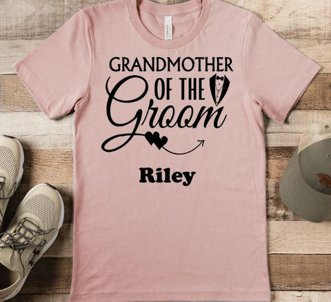 Grandmother Of The Groom T-shirt