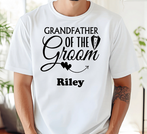 Grandfather Of The Groom Tee Shirt