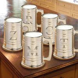 Metal beer mugs