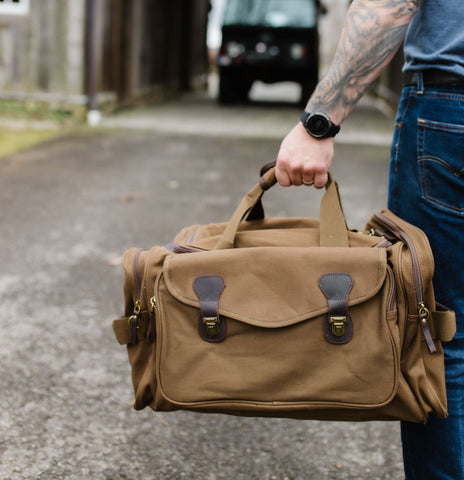 Dakota Coated Canvas Duffel Bag – The Monogrammed Home