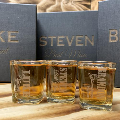 Groomsmen Proposal Shot Glass