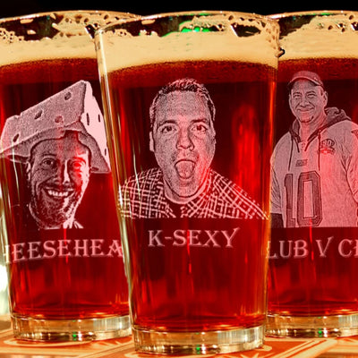 Funny Groomsmen Gifts Laser Engraved Your Buddy On A Beer Glass Groovy Groomsmen Gifts