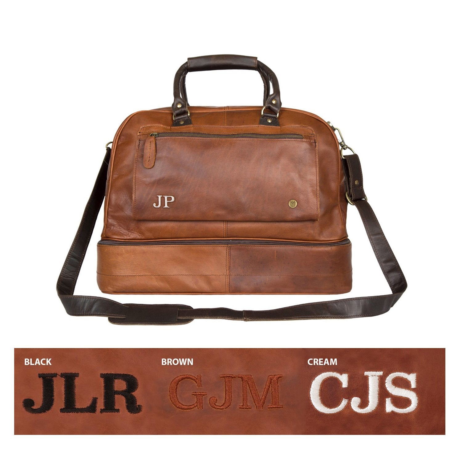 Personalized Groomsmen Gift Duffle Bag Wedding Gift for Him Leather Tr –  icambag