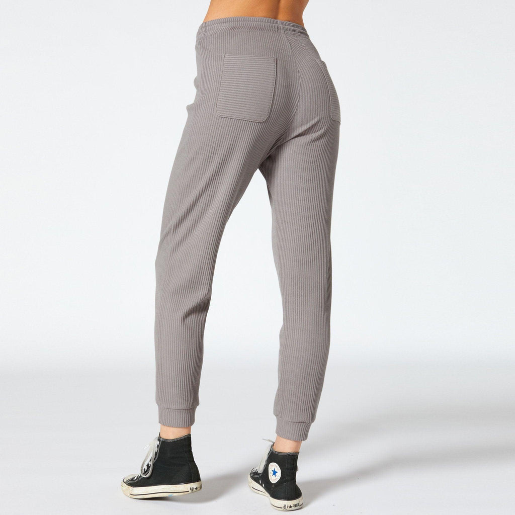 Chunky Rib Pocket Back Pant