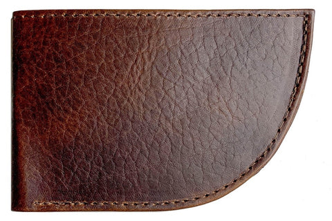 Nantucket Front Pocket Wallet in Horween Bison Leather