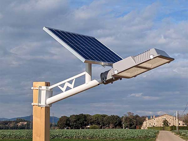 Farola Solar 100W Eledco jardín