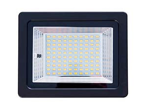 Foco Solar LED 100W Doble, 2 Lámparas, Luz Neutra 4000K, ELEDCO