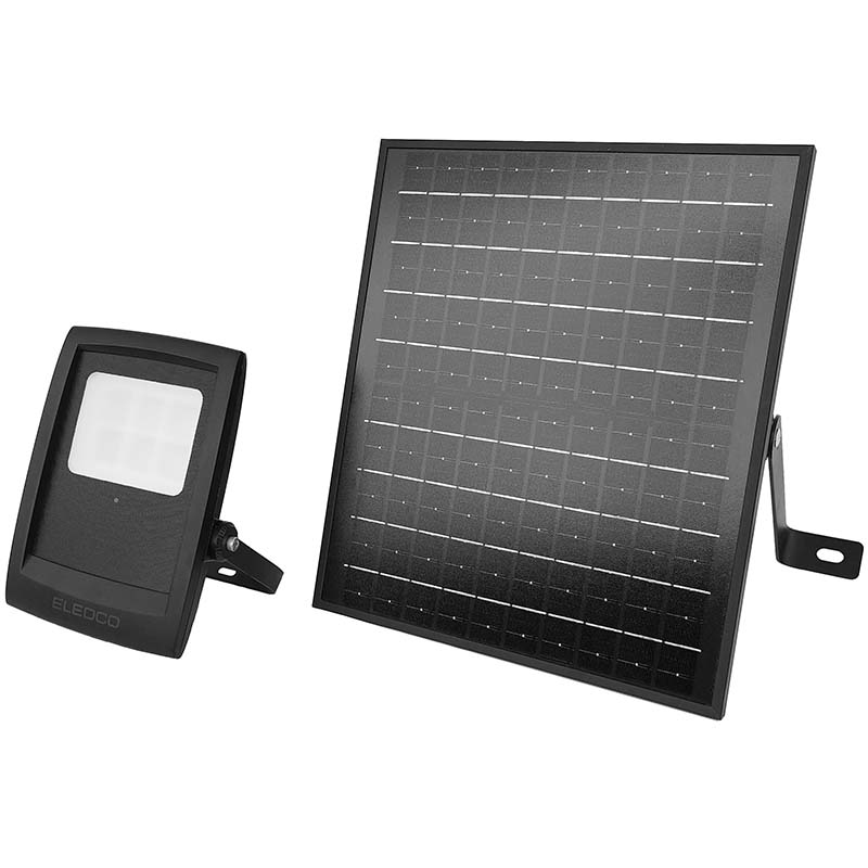 ELEDCO - Foco Solar 80W, Luz Neutra 4000K