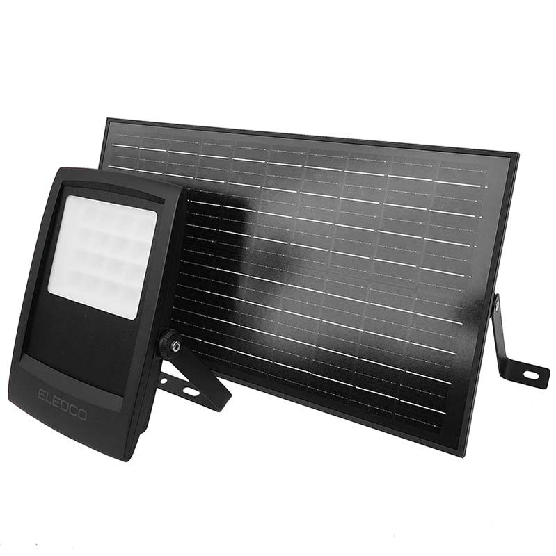 Farola Solar 100W LED, Sensor de Movimiento, 4000K - ELEDCO