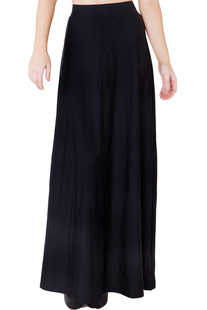 Matte Black Maxi Skirt – Living Dead Clothing