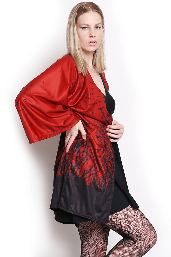 Raven Blood Kimono – Living Dead Clothing