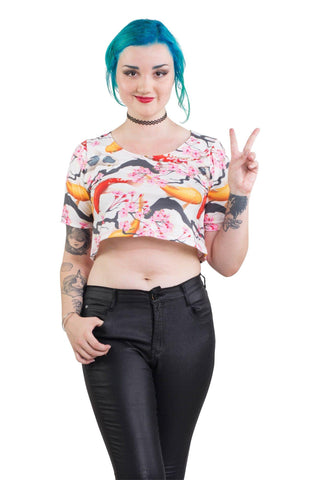 Caged Galaxy Tee Crop – Living Dead Clothing