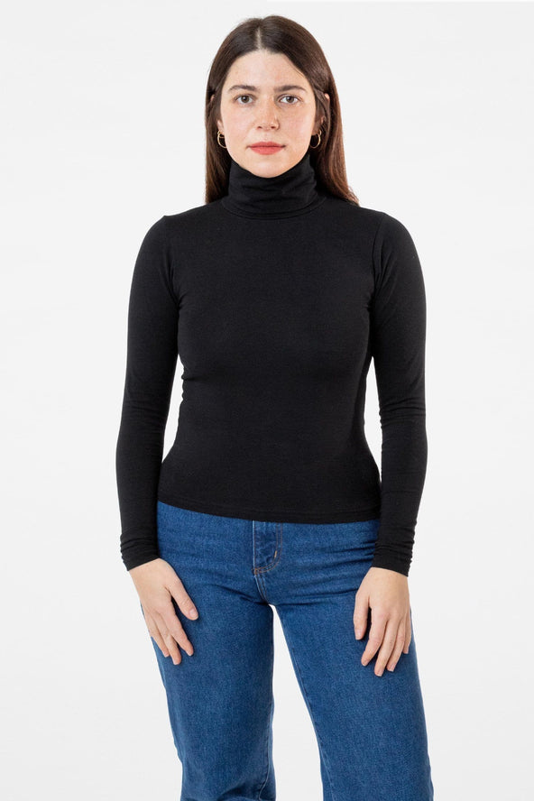 8306 - Cotton Spandex Turtleneck – losangelesapparel-eu