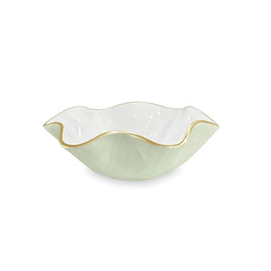 Beatriz Ball Encanto Carola Small Round Bowl | Pistachio and White - The Fizz Boutique